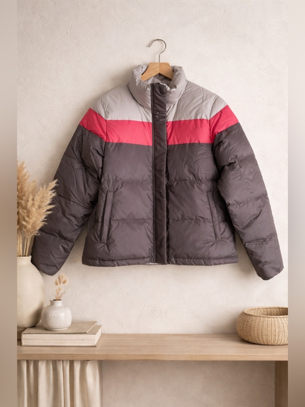 Outerknown Chromatic Puffer Jacket Dove Grey Small Down NWT